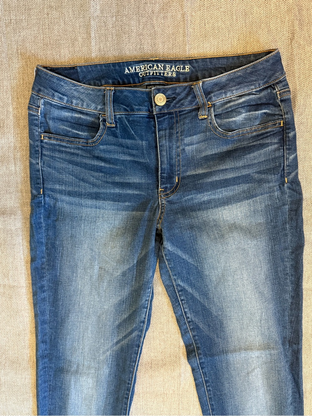 American Eagle Outfitters Women's Blue jeggings Jeans - Picture 3 of 10